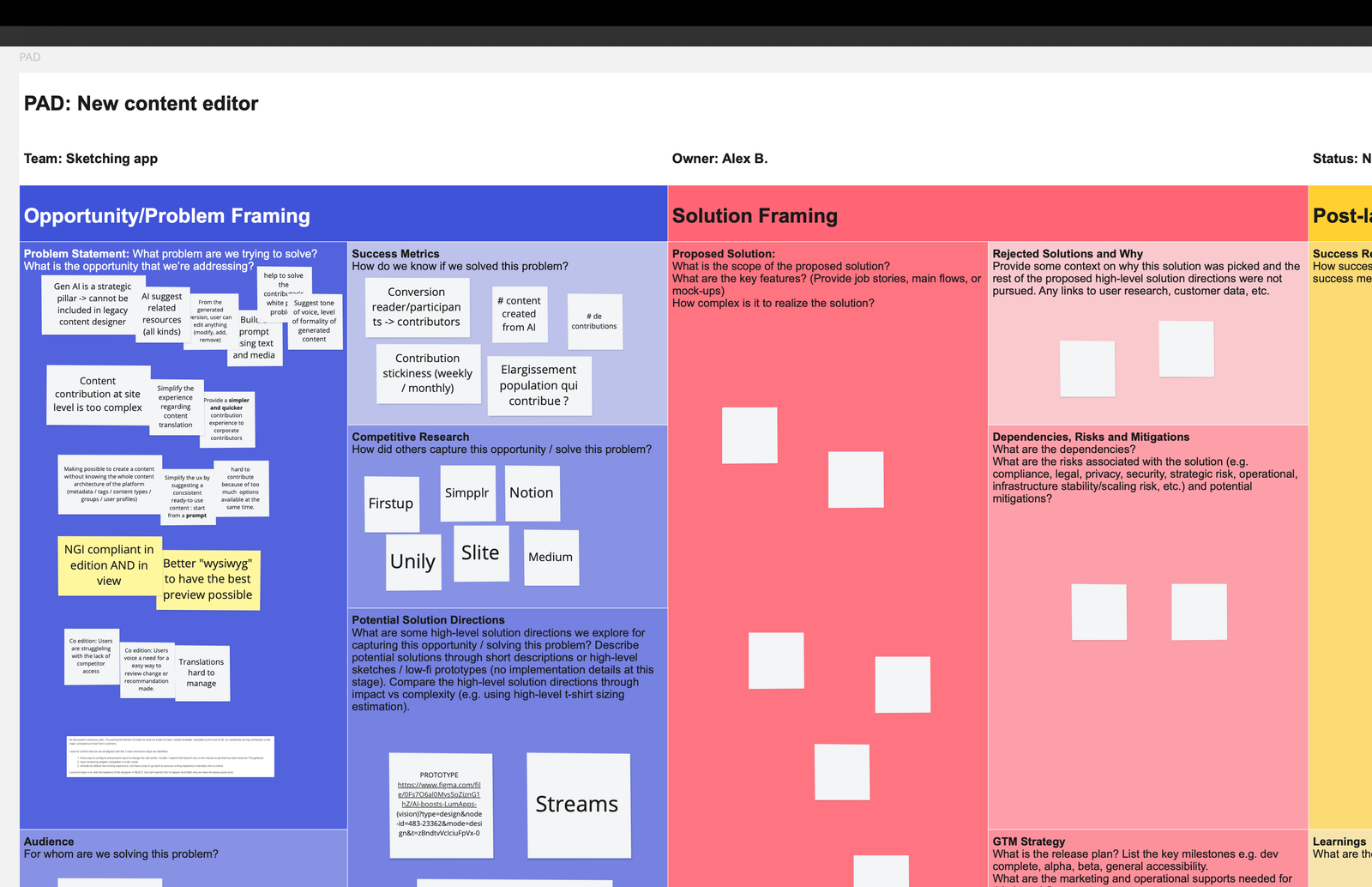LumApps — &Eacute;tude CMS, simplification des interfaces